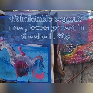 4 ft inflatable Pegasus pool float/ lounger